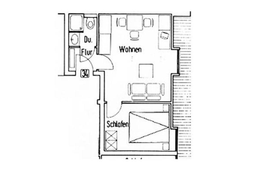 Haus Bielefeld Ferienwohnung 34 노르데메이 외부 사진